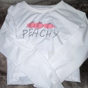 Graphic “Peachy” Long Sleeve